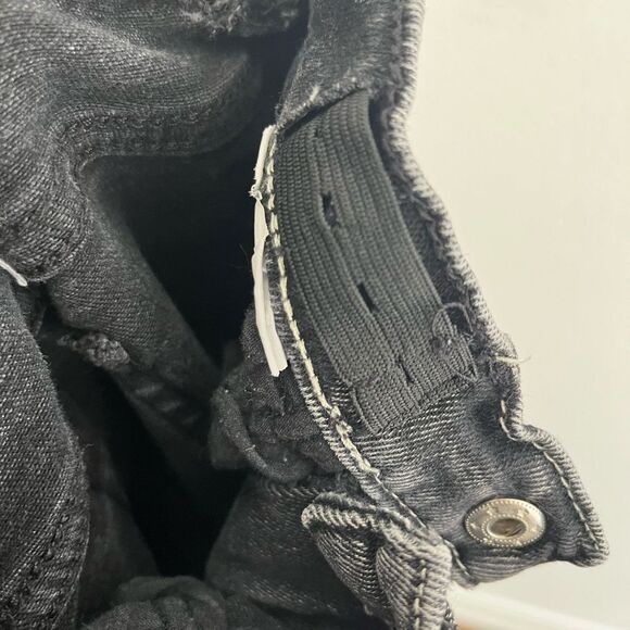 Zara kids Black Jeans, size 6, raw‎ hem - Picture 7 of 7